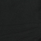 Brushed Polyester Stretch Jersey Knit Fabric, 170 gsm — Black
