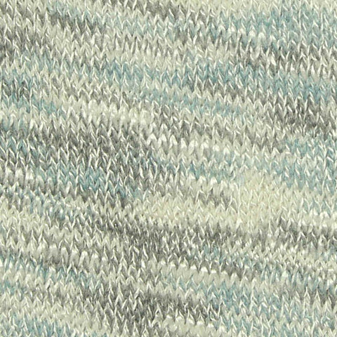 Light Blue Marl Chunky Knit, Viscose-Poly, 180 gsm