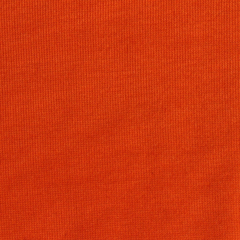 100% Polyester Rib Knit Fabric, 180 gsm — Orange