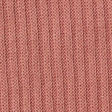 Brushed Viscose Polyester Stretch Rib Knit Fabric, 235 gsm — Pink — texture