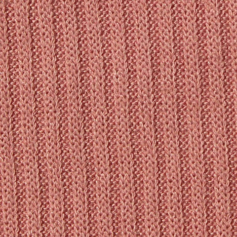 Dusty Rose Rib Knit, Viscose-Poly