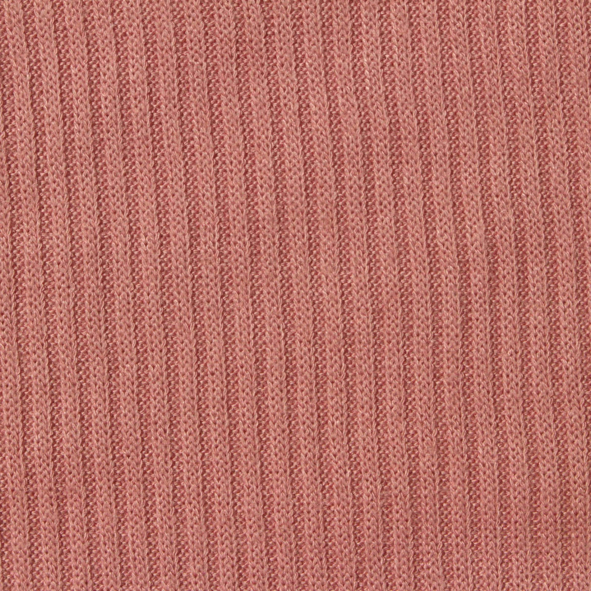 Dusty Rose Rib Knit, Viscose-Poly