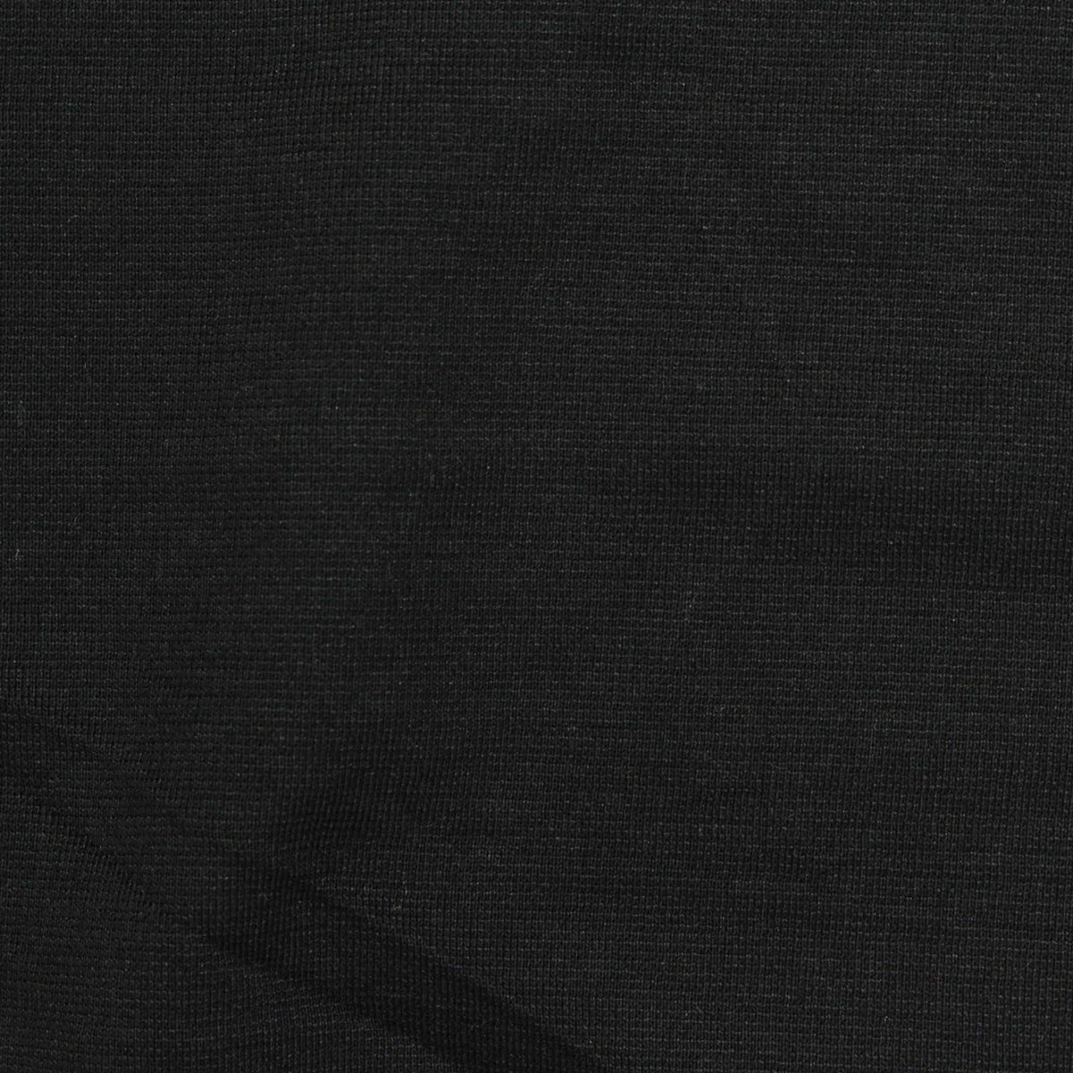 Cotton Polyester Ponte Knit Fabric, 160 gsm — Black