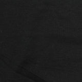 Cotton Polyester Ponte Knit Fabric, 160 gsm — Black