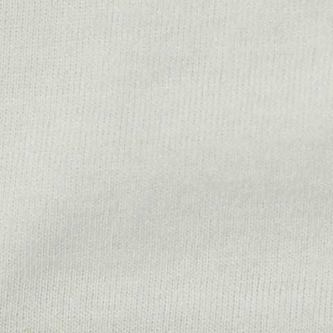 Cotton Polyester Jersey Knit Fabric, 140 gsm — White