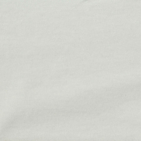 Cotton Polyester Jersey Knit Fabric, 140 gsm — White