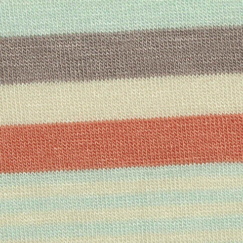 Mint Horizontal-Stripe Jersey Knit, Viscose