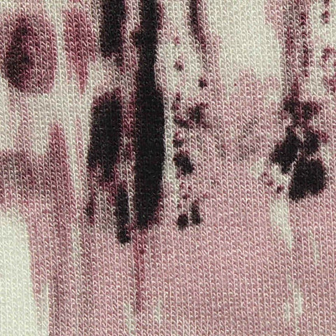 Pink Brushstroke French Terry, Viscose