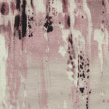 Pink Brushstroke French Terry, Viscose