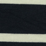 Navy Horizontal-Stripe Jersey Knit, Poly-Viscose — texture