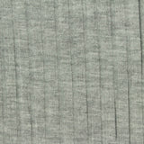 Polyester Viscose Stretch Rib Knit Fabric, 230 gsm — Grey