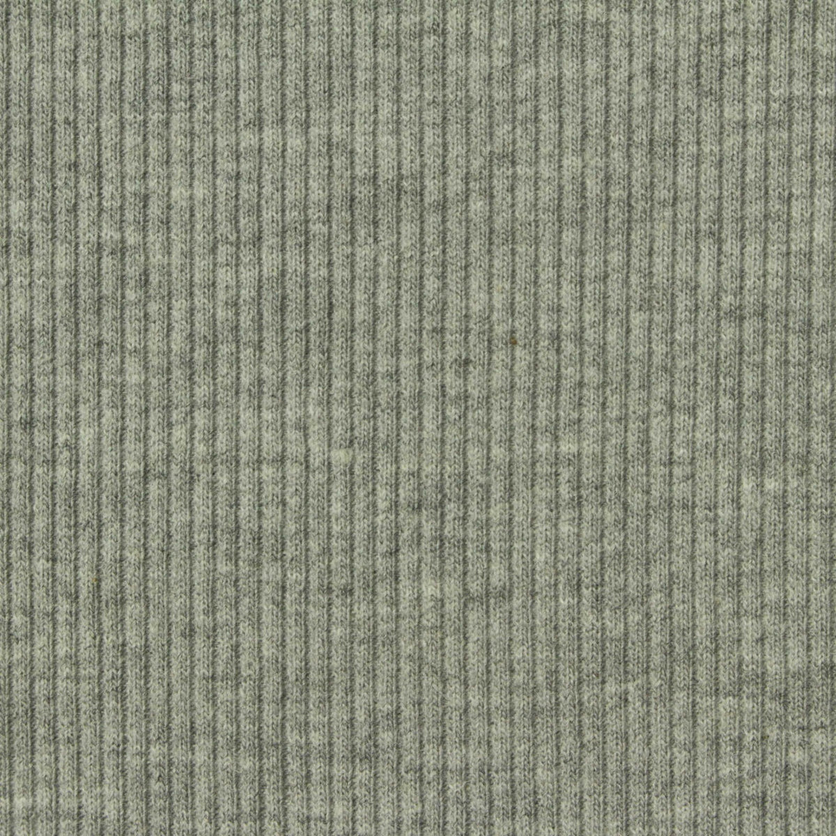 Sage Heather Rib Knit, Poly-Cotton