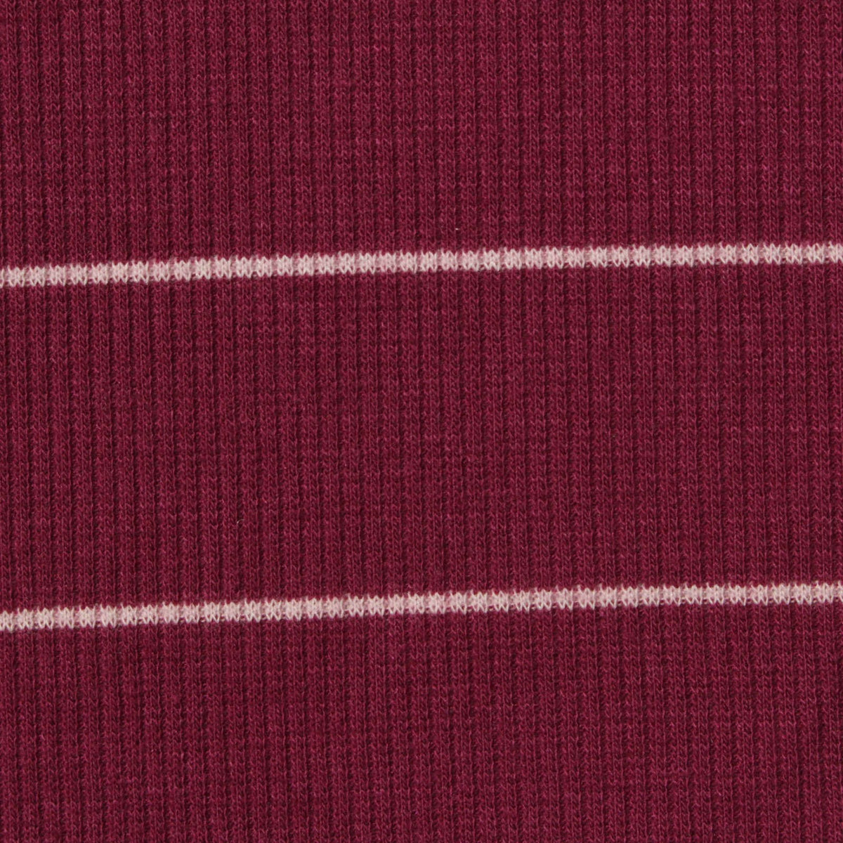 White Horizontal-Stripe Rib Knit, Poly-Viscose, 220 gsm, ref EF-254068