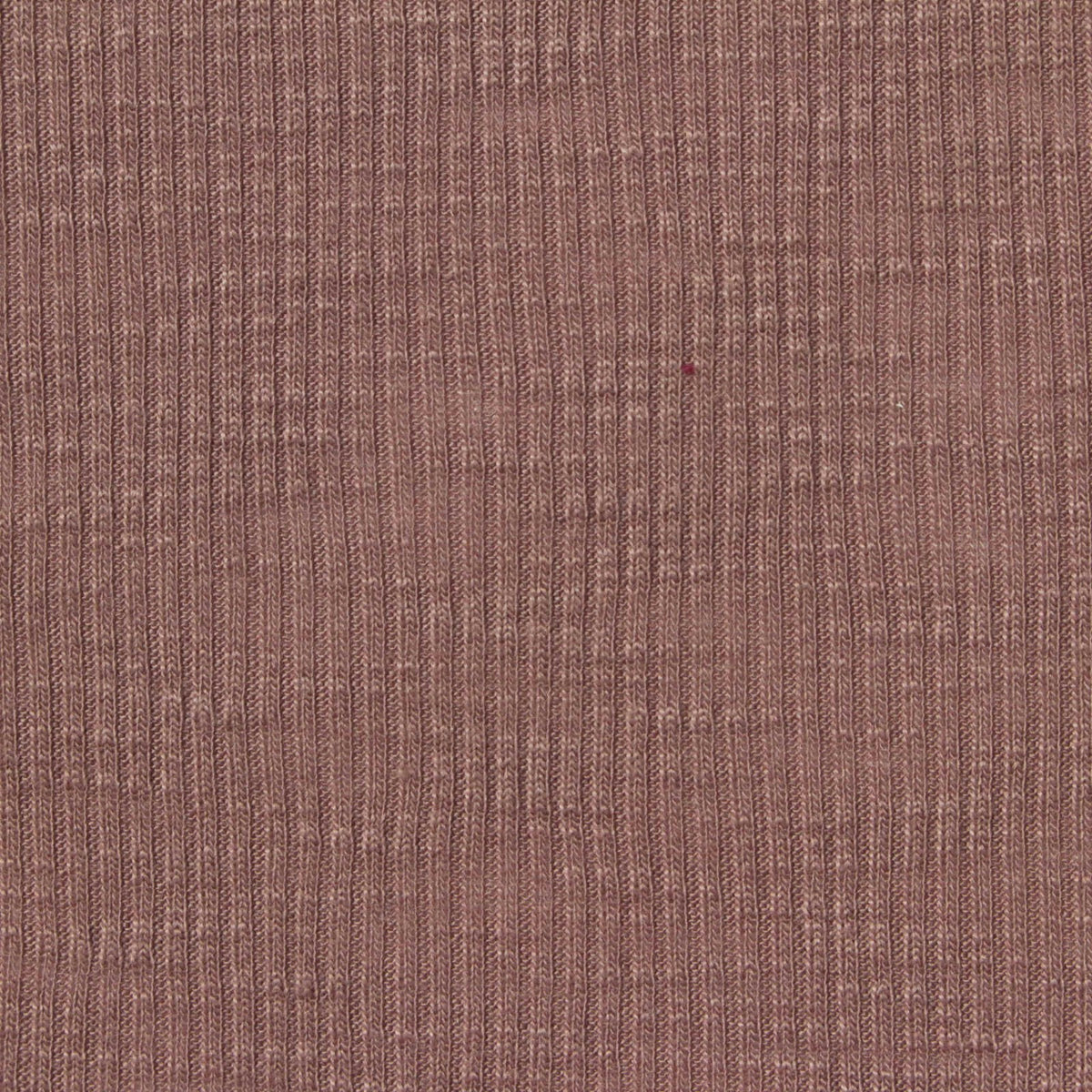 Slub Polyester Viscose Rib Knit Fabric, 170 gsm — Red