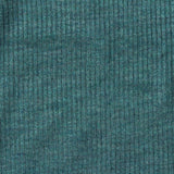 Teal Marl Rib Knit, Viscose