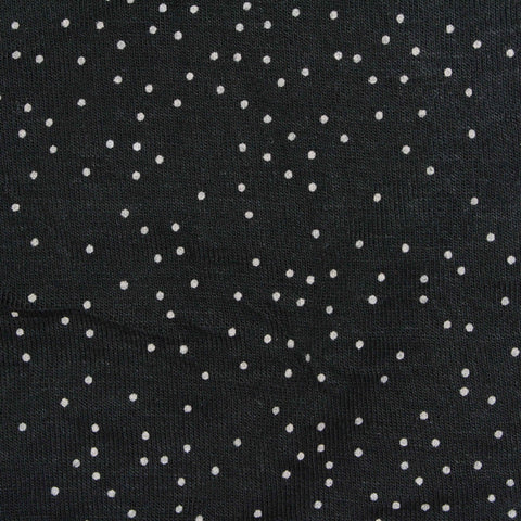 White Dots Jersey Knit, Viscose, 200 gsm, ref EF-254078