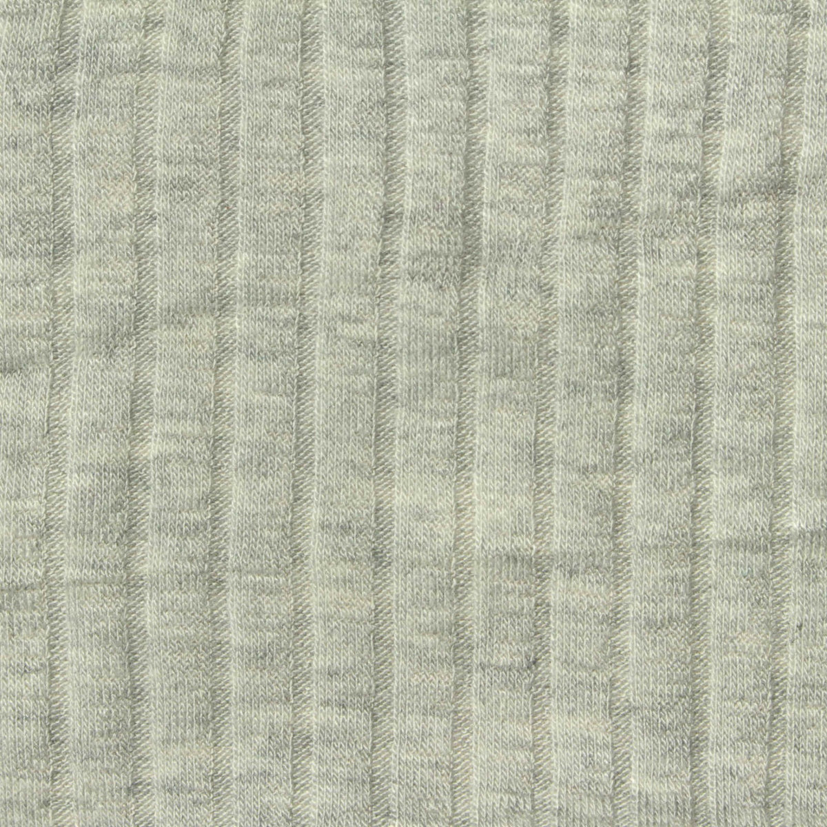 Light Grey Marl Rib Knit, Viscose, 210 gsm