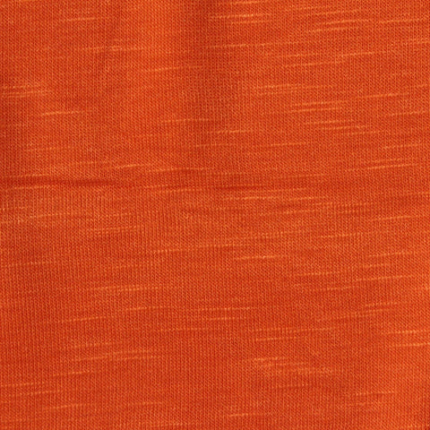 Orange Marl Jersey Knit, Poly-Viscose, 195 gsm