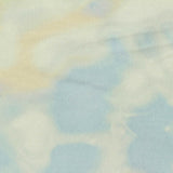 Light Blue Abstract French Terry, Poly-Viscose