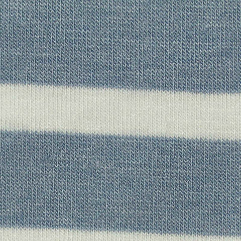 Blue Stripe Jersey Knit, Poly-Viscose