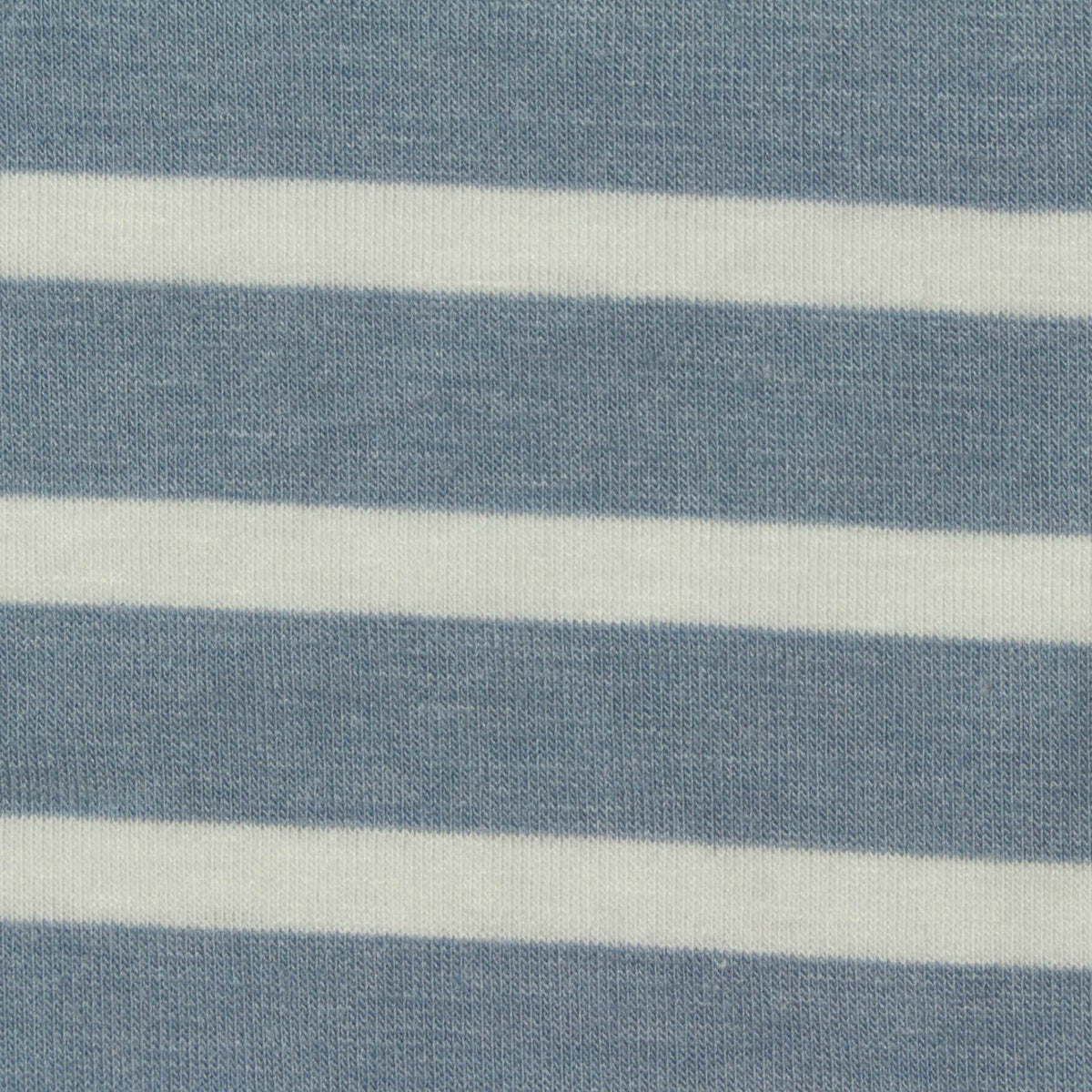 Blue Stripe Jersey Knit, Poly-Viscose