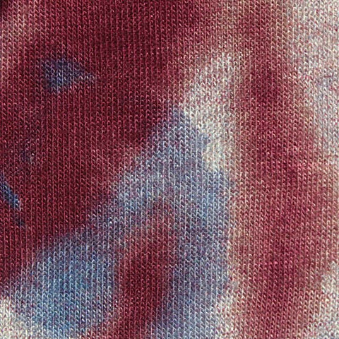 Red Abstract Jersey Knit, Viscose, 130 gsm
