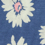 White Flowers Jersey Knit, Viscose — texture