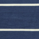 Navy Horizontal-Stripe Jersey Knit, Poly-Viscose