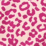 Fuchsia Leopard Jersey Knit, Viscose