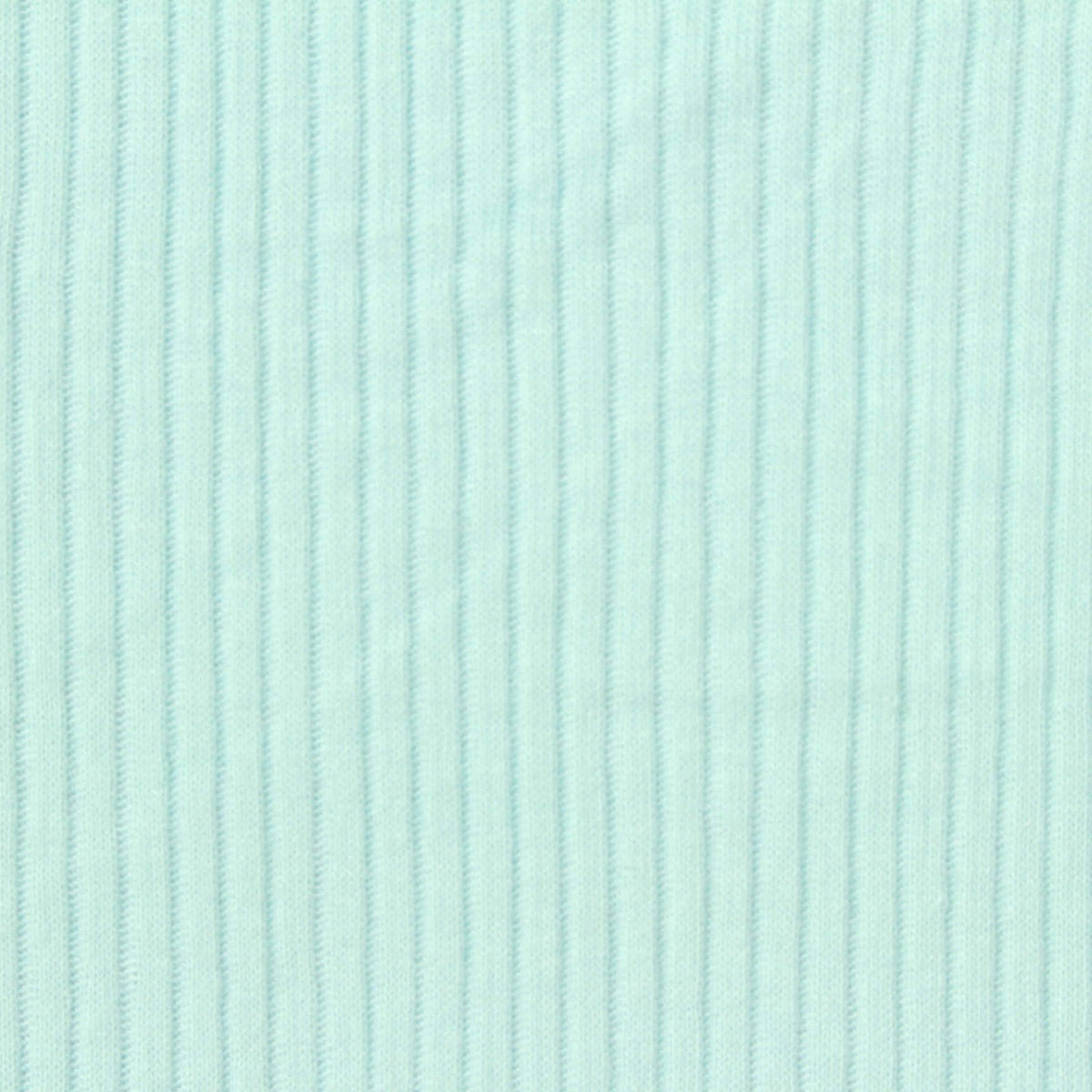 Cotton Polyester Rib Knit Fabric, 175 gsm — Blue