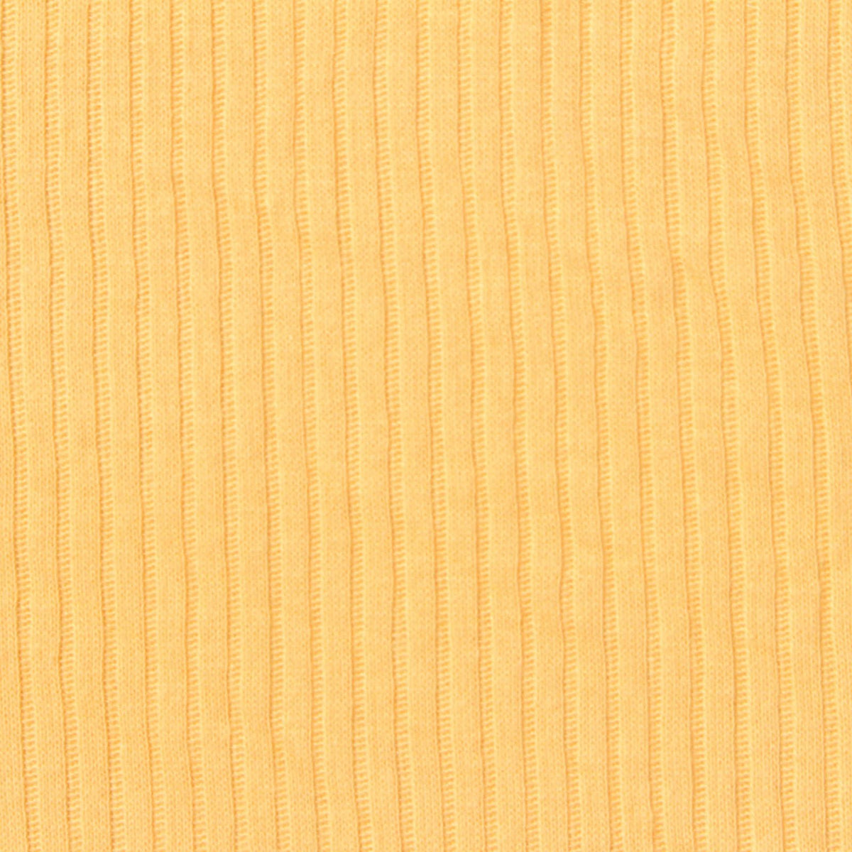 Cotton Polyester Rib Knit Fabric, 160 gsm — Yellow