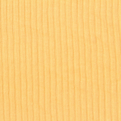 Cotton Polyester Rib Knit Fabric, 160 gsm — Yellow