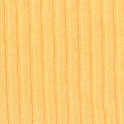 Cotton Polyester Rib Knit Fabric, 160 gsm — Yellow