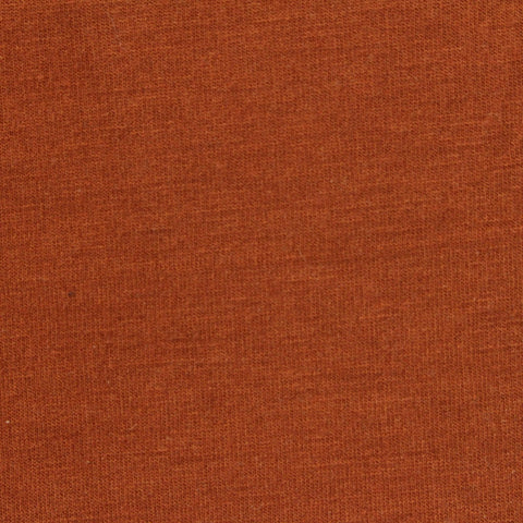 Rust Marl French Terry, Poly-Viscose, 250 gsm