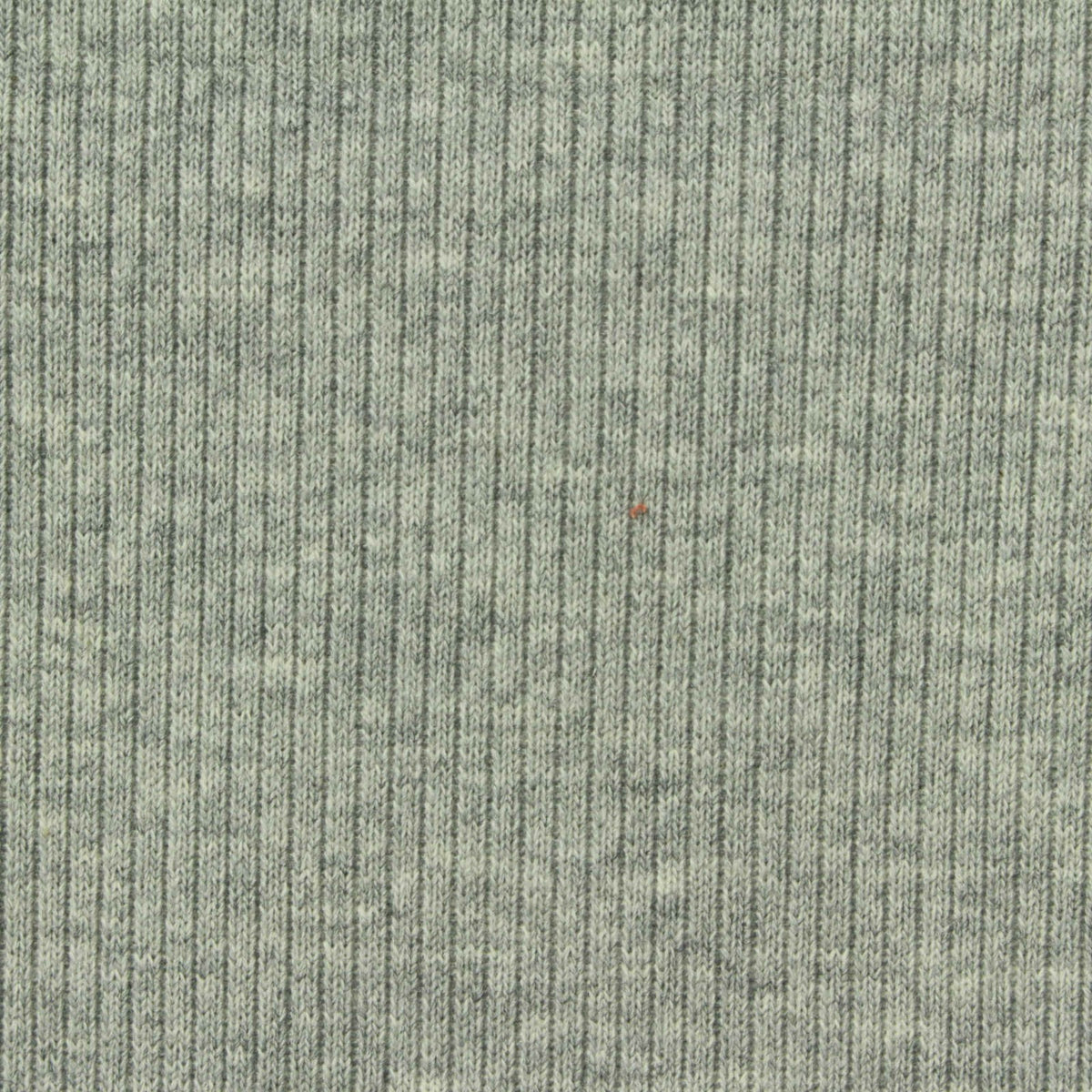Light Green Marl Rib Knit, Cotton-Poly, 330 gsm