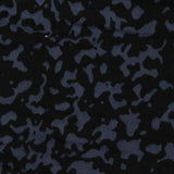 Black Animal Print Interlock Knit, Poly-Spandex