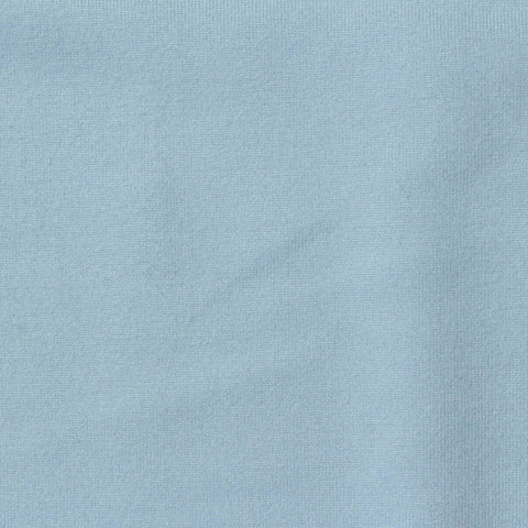 Brushed Polyester Stretch Jersey Knit Fabric, 255 gsm — Blue