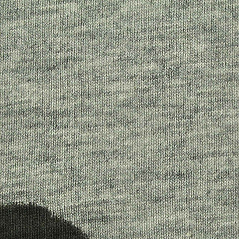 Dark Grey Circle Jersey Knit, Cotton-Viscose