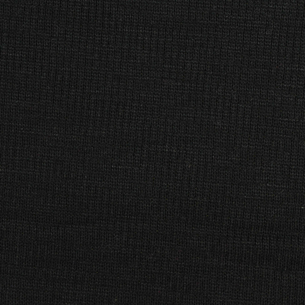 Polyester Viscose Stretch Rib Knit Fabric, 295 gsm — Black