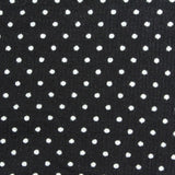 White Dots Rib Knit, Viscose