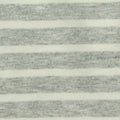 Light Grey Stripes Jersey Knit, Cotton-Modal
