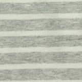 Light Grey Stripes Jersey Knit, Cotton-Modal