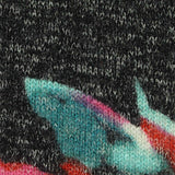 Pink Floral Jersey Knit, Viscose-Poly — texture