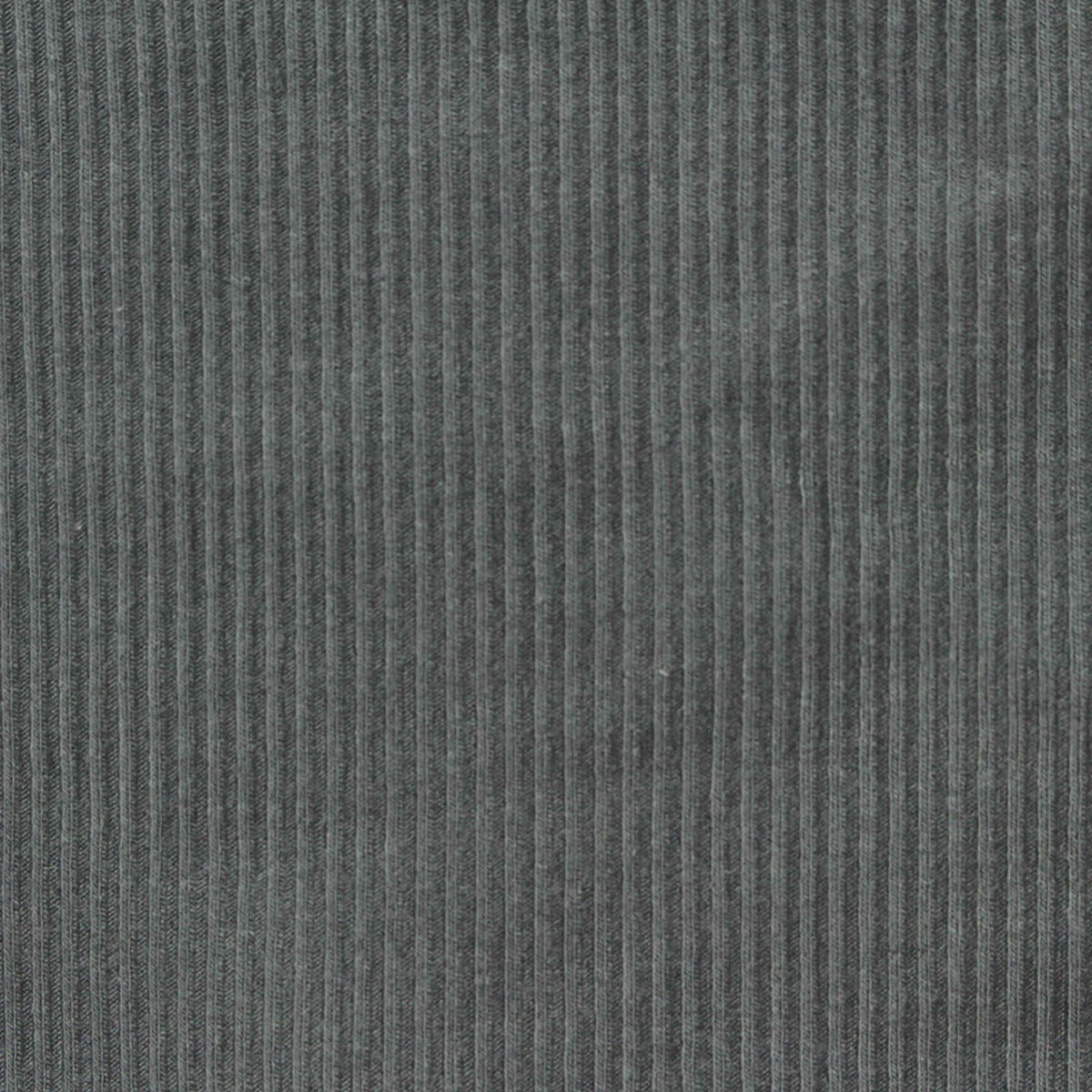Viscose Stretch Rib Knit Fabric, 310 gsm — Grey