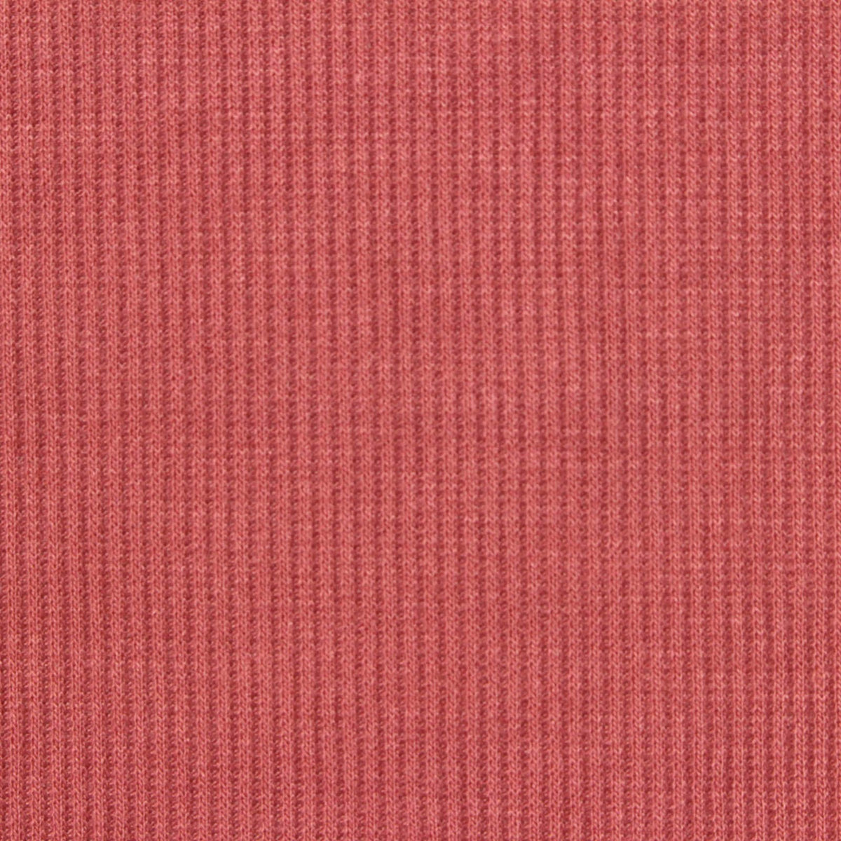 Polyester Viscose Stretch Rib Knit Fabric, 220 gsm — Red