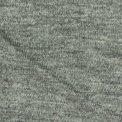 Grey Heathered-Marl Jersey Knit, Polyester, 195 gsm