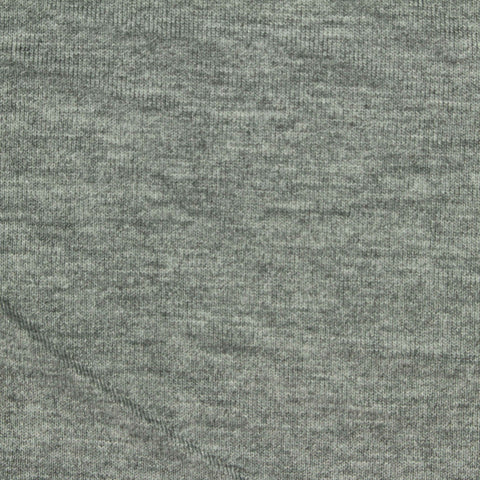Grey Heathered-Marl Jersey Knit, Polyester, 195 gsm