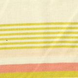 Yellow Horizontal-Stripe Jersey Knit, Viscose