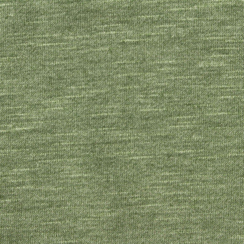 Green Marl Jersey Knit, Poly-Viscose, 195 gsm