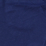Polyester Viscose Stretch Rib Knit Fabric, 230 gsm — Navy